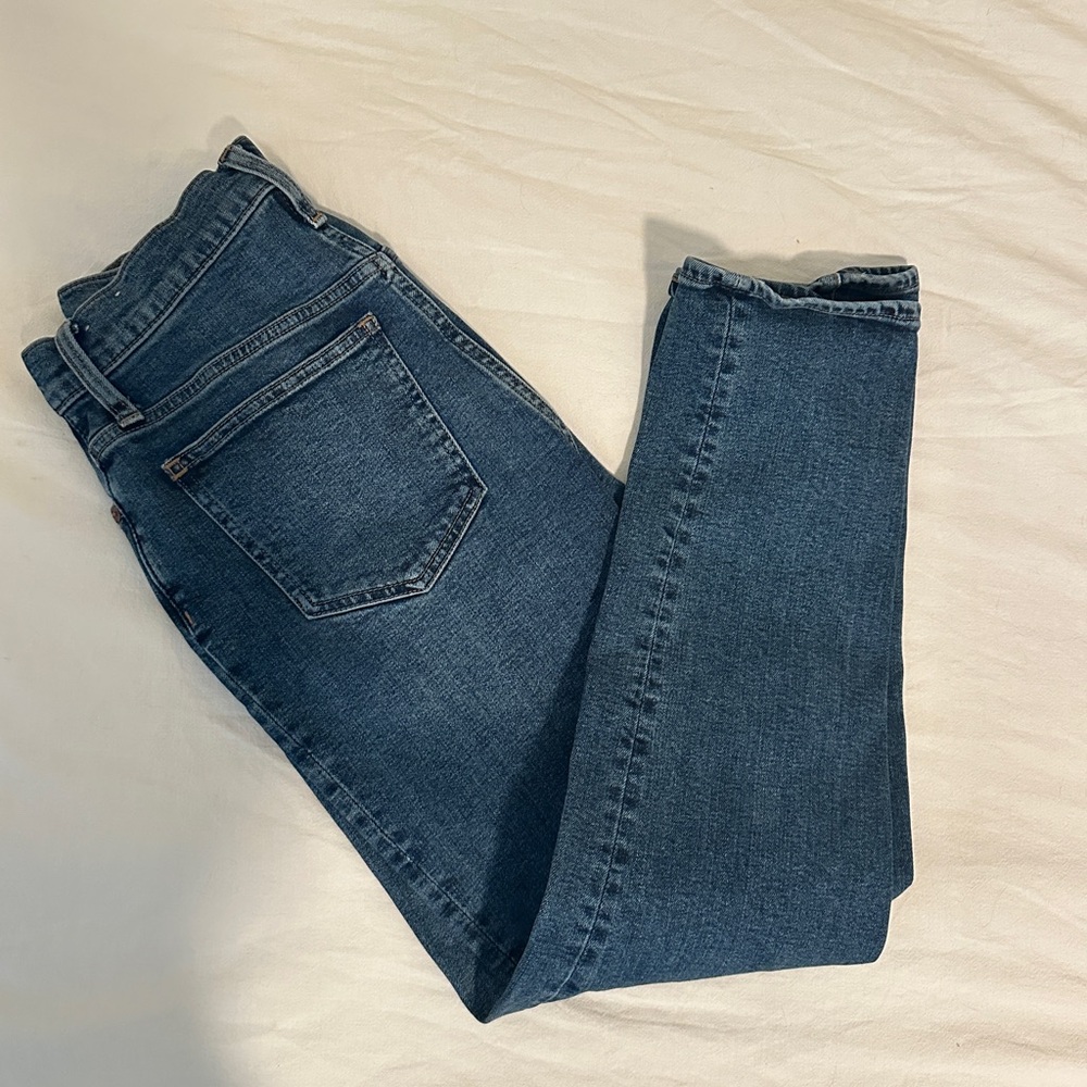 Madewell  The Perfect Vintage Jean Classic Blue Straight Leg Jeans